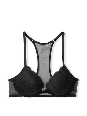 Victoria’s Secret Black Lace Racerback Bra size 32C